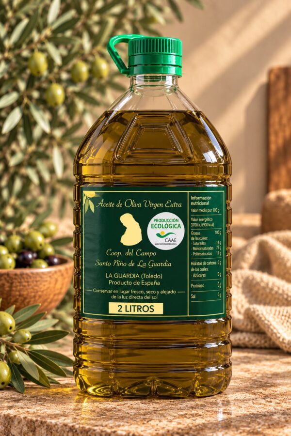 Envase AOVE de 2 litros